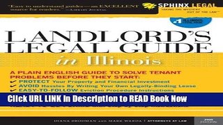 [DOWNLOAD] Landlord s Legal Guide in Illinois (Legal Survival Guides) Book Online