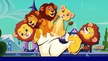 Lion Cartoons Finger Family Rhymes For Children | Lion Family | Lion Finger Family Nursery Rhymes