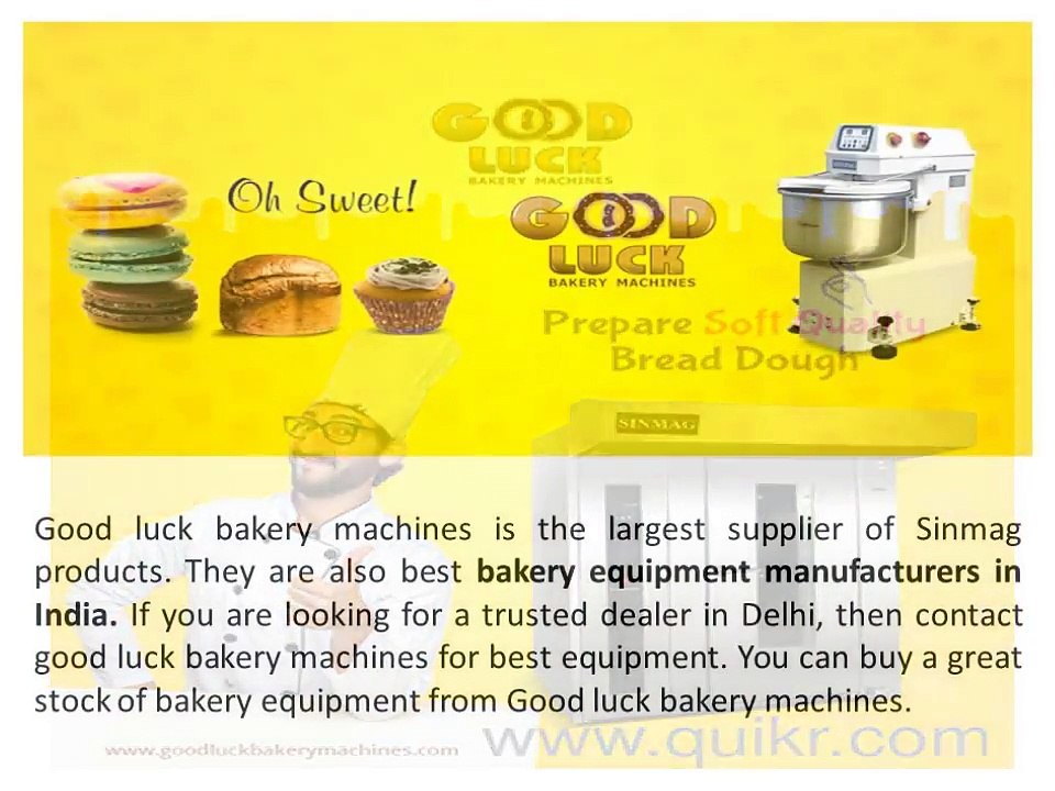 Bakery Machinery India | Bakery Machinery Suppliers | Best Bakery Machines Dealer