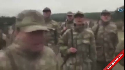 Şehit üsteğmenin birliğinden anlamlı video
