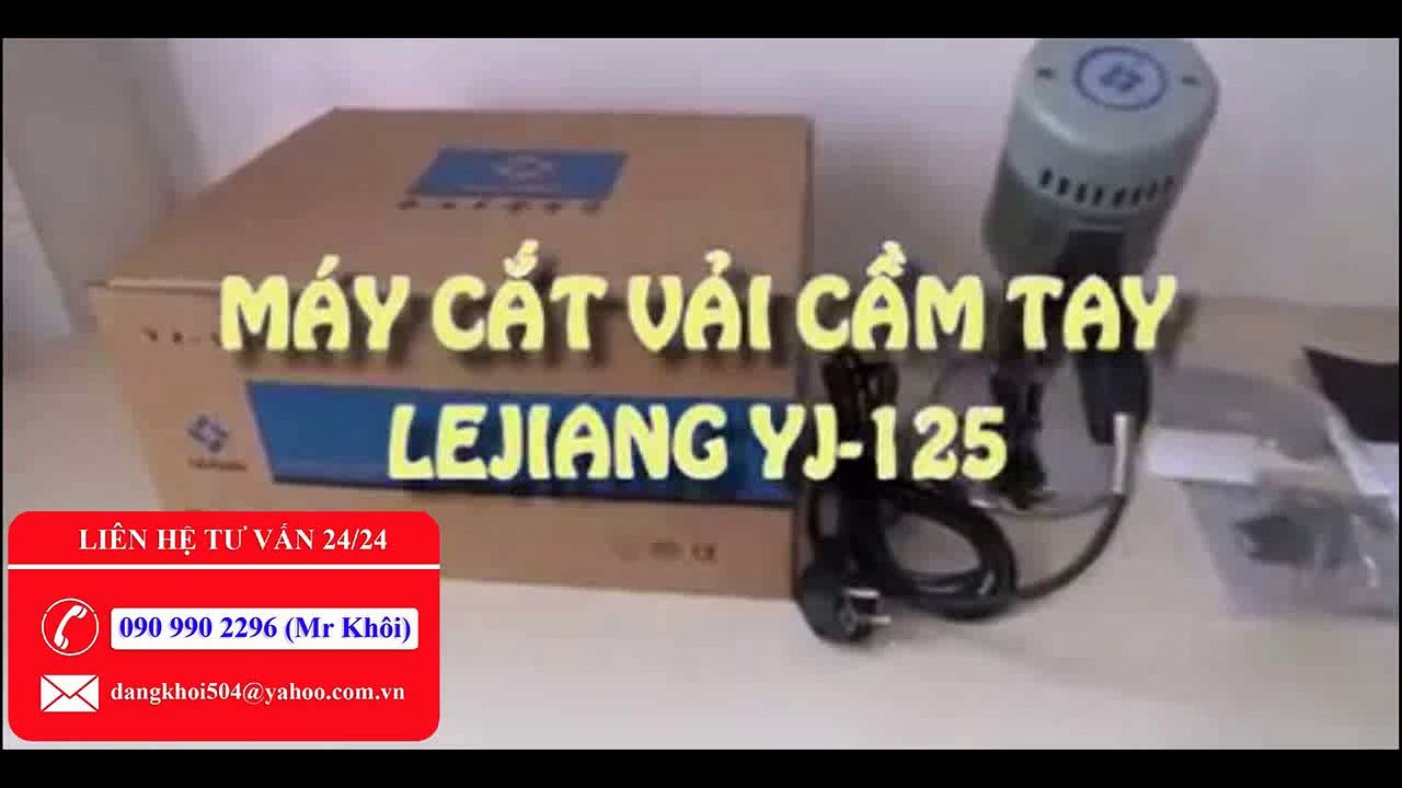Máy Cắt Vải Cầm Tay YJ-125 - Máy Cắt Vải Dạng Đĩa