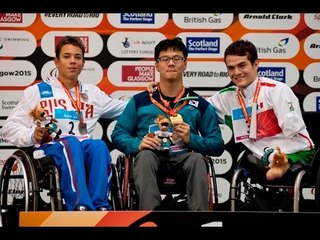 Men's 200m Freestyle S4 | Victory Ceremony | 2015 IPC Swimming World Championships Glasgow