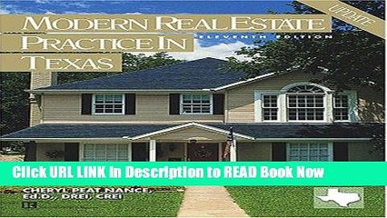 [Popular Books] Modern Real Estate Practice in Texas FULL eBook