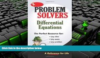 PDF  The Differential Equations Problem Solver Pre Order