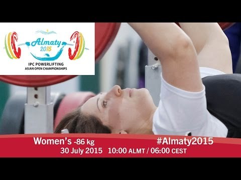 Women's -86 kg | 2015 IPC Powerlifting Asian Open Championships, Almaty