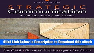 [Read Book] Strategic Communication in Business and the Professions, Books a la Carte (8th