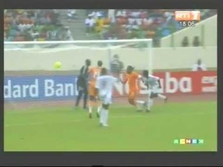 CAN 2012/Match Côte d'Ivoire - Soudan. (1-0). Drogba marque à la 39ème Minute