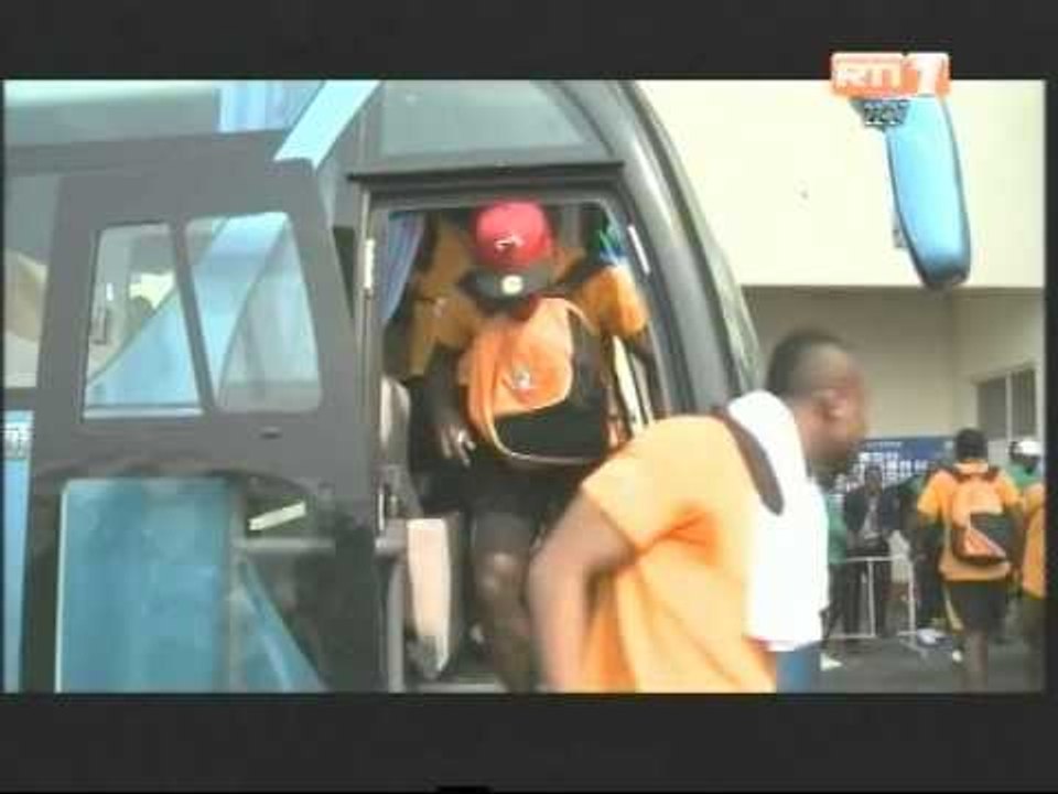CAN 2012/Cȏte d'ivoire - Soudan. Arrivée des joueurs et des supporteurs