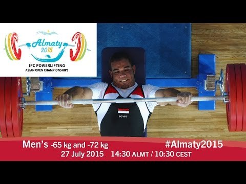 Men's -65 kg and -72 kg | 2015 IPC Powerlifting Asian Open Championships, Almaty