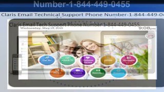 Claris Email Technical Support!!Toll Free Number!@#$%^&1-844-449-0455%^$#@!Customer Service&Support