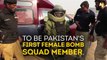 Meet Pakistan's First Female Bomb Squad Member Rafia Qaseem Baig From KPK