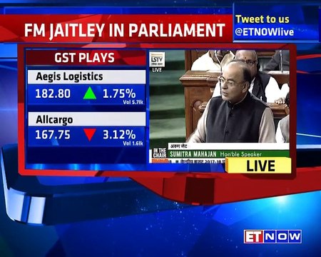 Finance Minister Arun Jaitley Speaks On GST