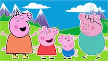 Peppa Pig abecedario en español para niños cancion - las letras abc para ninos