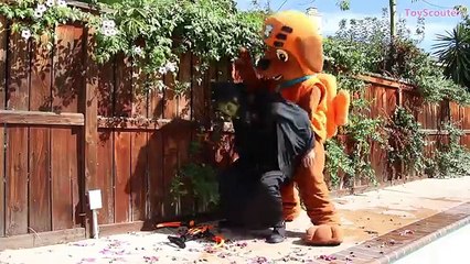 Frozen Elsa vs Chocolate Fountain! w/ Spiderman, The Witch & Paw Patrol Zuma in Real Life