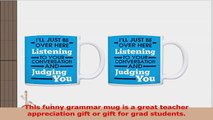 Grammar Mug Ill Be Here Listening Conversation Judging You 2 Pack Gift Coffee Mugs Tea 3e21fa61