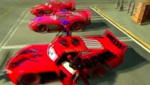 Disney cars and Deadpool Spider Man Iron Man Francesco Bernoulli Lightning McQueen & Tow Mater