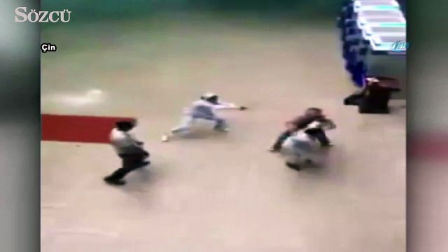 Kadın polis saldırganı böyle vurdu