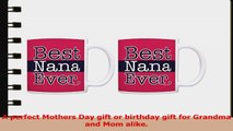Best Grandma Gifts Best Nana Ever Mothers Day 2 Pack Gift Coffee Mugs Tea Cups Pink a6051054