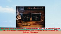 MKT ST Mr and Mrs Ceramic Coffee Mug Matte Black Set of 2 e111f02d