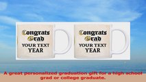 Custom Graduation Gifts Congrats Grad Personalized 2 Pack Gift Coffee Mugs Tea Cups fd30f806