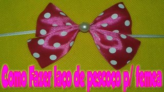 DIY LAÇO DE PESCOCO P/ FEMEAS