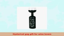 Wine Bottle Glass Holds a Whole Bottle Drink 750ml e9087f70