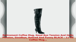 Retirement Coffee Mug Good Bye Tension And Hello Pension Goodbye Retired And Funny BLACK  b2d708ee