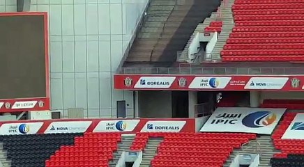 الاستعدادات النهائية لاستاد محمد بن زايد قبل لقاء القمة