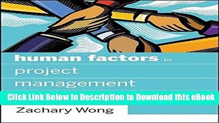 [Read Book] Human Factors in Project Management: Concepts, Tools, and Techniques for Inspiring