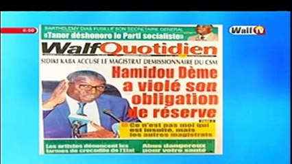 Revue de presse Walftv du 10 février 2017