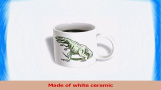 3dRose Green T Rex Dinosaur Ceramic Mug 11Ounce 386357db