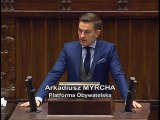 Poseł Arkadiusz Myrcha - Wystąpienie z dnia 08 lutego 2017 roku.