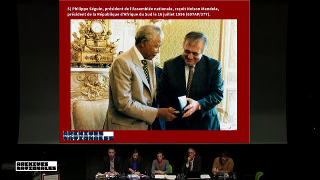 Table ronde animée par Zénaïde Romaneix, département des Archives privées