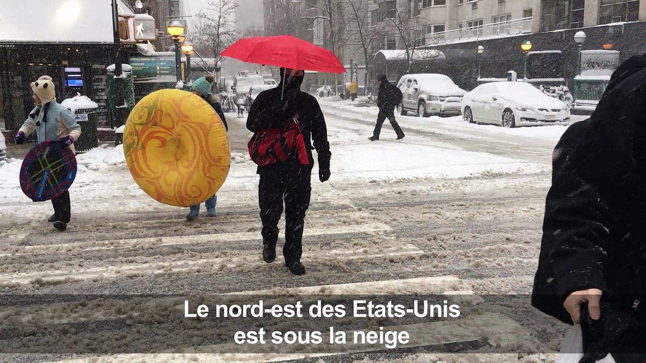 Etats-Unis: tempête de neige sur le nord-est, les écoles fermées