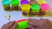 PLAY AND LEARN COLOURS WITH PLAY DOH CANDY, CUPCAKES, POPCORN COOKIE CUTTERS PLAY DOH ICE CREAM