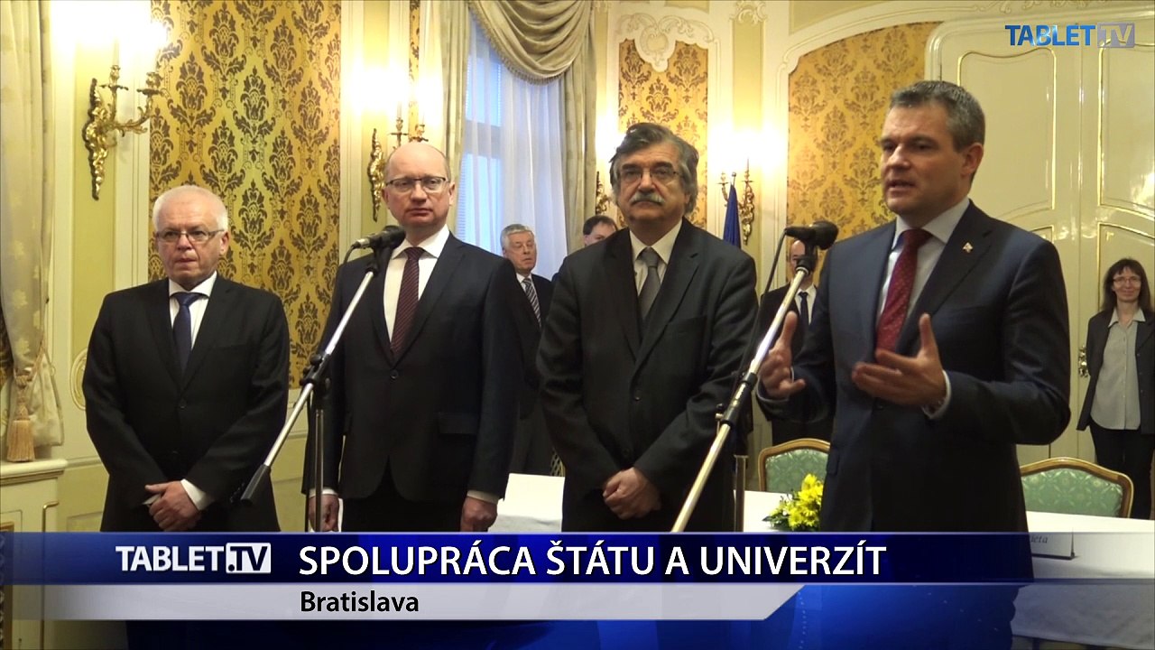 Úrad vicepremiéra Pellegriniho bude spolupracovať s troma univerzitami