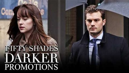 Dakota Johnson & Jamie Dornan Promote 'Fifty Shades Darker' In Spain