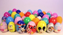 SURPRISE EGGS MICKEY MOUSE MINNIE MOUSE PEPPA PIG FROZEN ANGRY BIRDS PLAY DOH EGGS