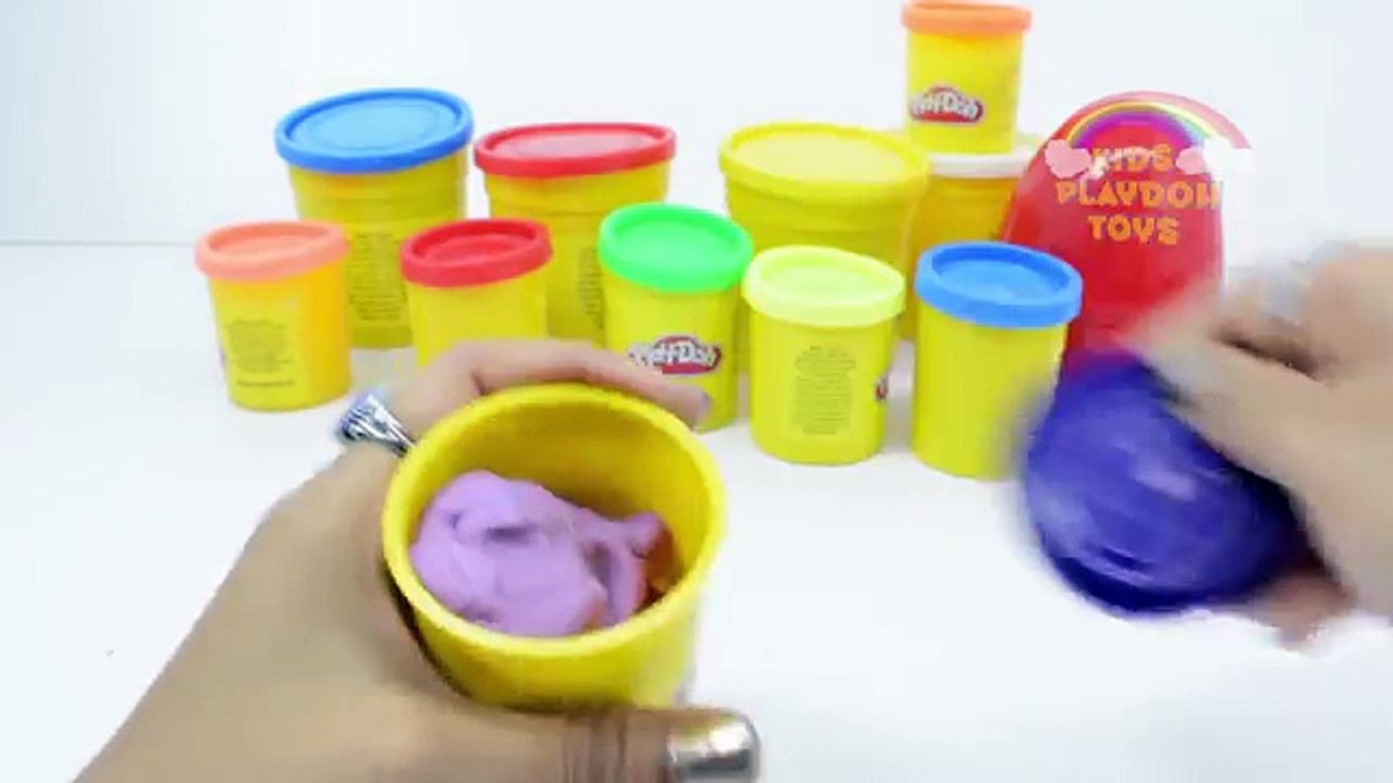 Colors Dragon Playdoh Toys for Babies | 3D Dragon Clay Animation Play Doh Toys for Kids