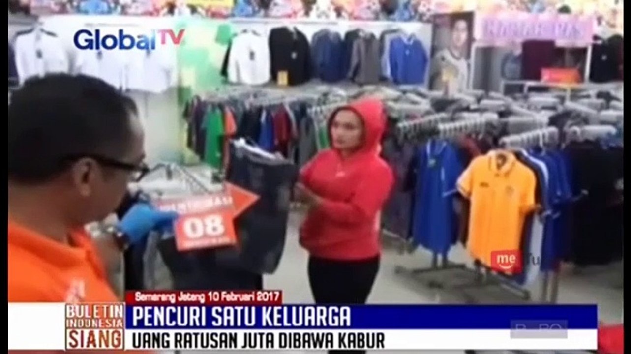Astaga, Satu Keluarga Kompak Bobol Swalayan