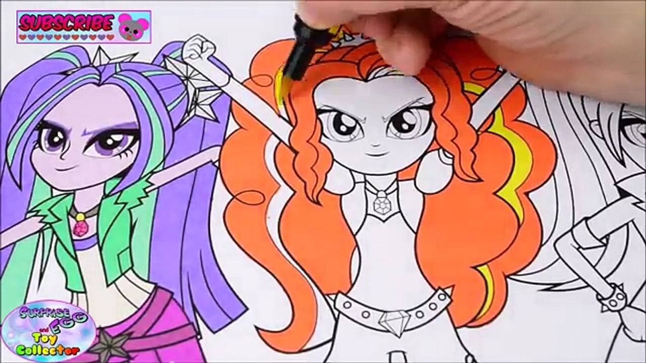 My Little Pony Coloring Book Gaia Everfree Midnight Sparkle MLP Surprise Egg and Toy Collector SETC