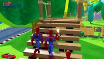 Nursery Rhyme Song for Children | Spiderman Superheores ridin their Bikes   Kids video with Incy Win