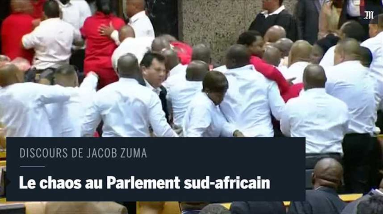 Afrique du Sud : le chaos à l'Assemblée pendant le discours de Jacob Zuma
