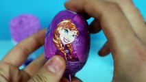 Disney FROZEN FEVER Surprise Egg Opening With Minnie Mouse MLP Surprise Toys! Frozen En Español