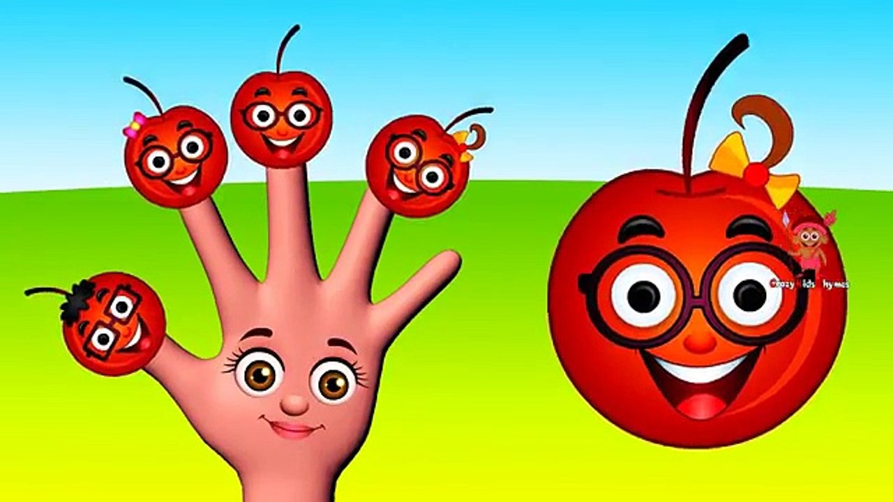 Finger Family (Cherry Family) Fruit Nursery Rhyme | Fruits Finger Family Songs - 3D Rhymes