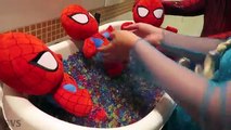 PREGNANT FROZEN ELSA vs SPIDERMAN - SPIDERBABY TRIPLETS w/ Pink Spidergirl Twins Funny Superhero