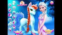 ᴴᴰ ♥♥♥ Дисней замороженные игры Принцесса Эльза пони уход детские видео игры для детей
