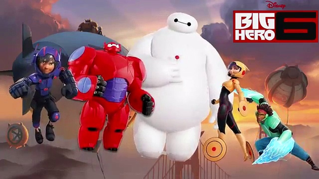 Big Hero 6 Finger Family | Nursery Rhyme for Children | 4K Video