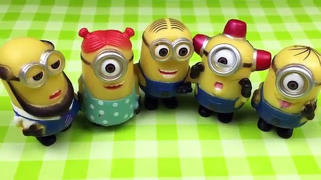 Minions finger family nursery rhymes, song for children and toddlers