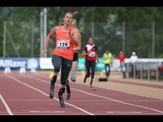 Marlou van Rhijn breaks 100m world record in Nottwil
